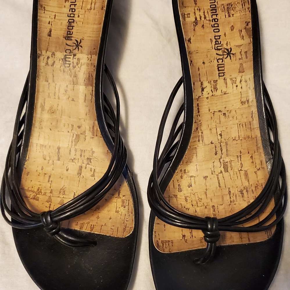 Black Sandals with Small Heel